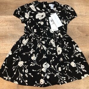 NWT Ralph Lauren black and white toddler dress size 18 month